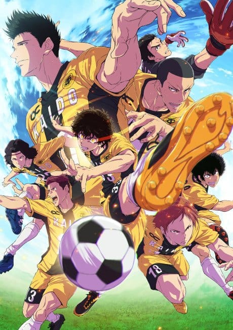 Visual de divulgação de Aoashi 2nd Season