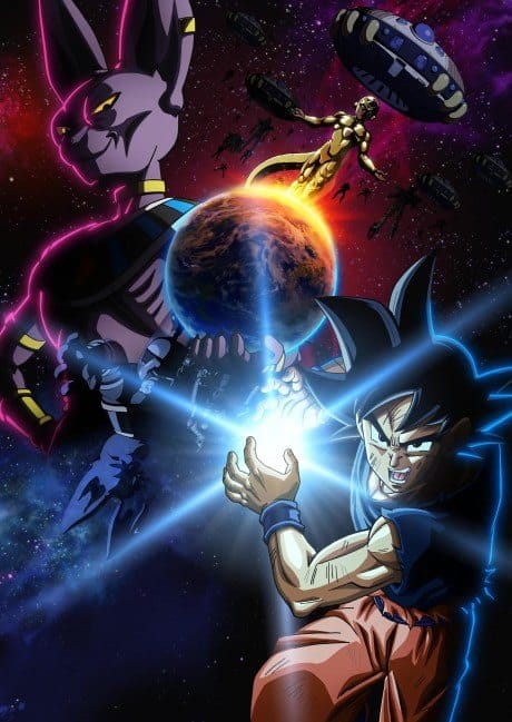 Visual de divulgação de Dragon Ball Super: Beerus