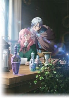 Visual de divulgação de Doumo, Suki na Hito ni Horegusuri wo Irai Sareta Majo desu.